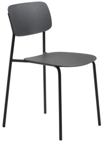 Czarne krzesła zestaw 2 szt. Kirkland – Unique Furniture