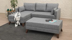 Sofa narożna Bella Narożnik Lewy 2 Szary