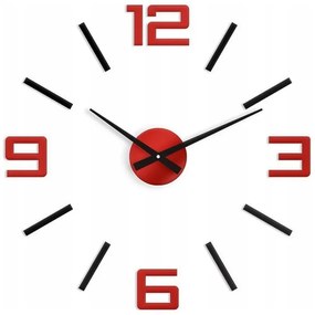 Zegar ścienny naklejany duży nowoczesny akrylowy na ścianę do kuchni salonu