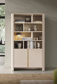 Kaszmirowy regał na książki z szafką P4-K05