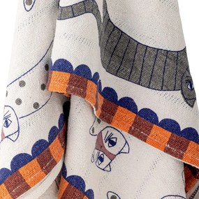 Koc z mieszanki bawełny 130x155 cm Missy – Bloomingville