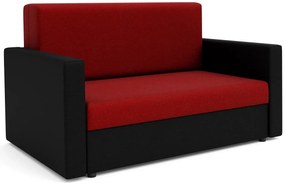 Kanapa amerykanka czerwony + czarny R3-R79