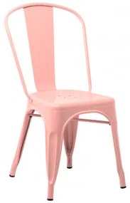 Stalowe Krzesło Sztaplowane Lix Rosa Palote | Daydream Pink - Sklum