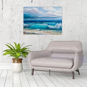 Obraz - Fale morskie (70x50 cm)