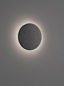 Czarny kinkiet LED ze ściemniaczem ø 20 cm Raven – Trio