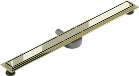 Mexen Flat 360° M13 odpływ liniowy obrotowy 2w1 100 cm, złoty - 1510100-40