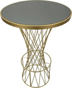 Stolik Kawowy VKH805, Złoto, 70x70x103 cm, Kendra Home