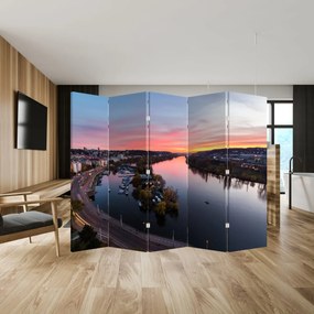 Parawan - Praga nocą (210x170 cm)