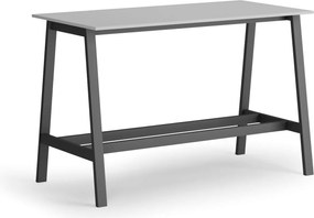 Wysoki stół barowy, 1600 x 800 mm, szary