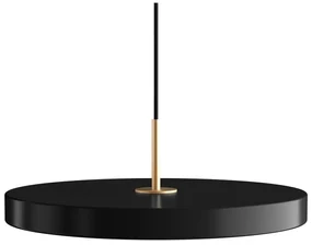 Czarna lampa wisząca LED z metalowym kloszem ø 43 cm Asteria Medium – UMAGE