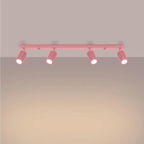 Brilagi - Oprawa punktowa LED CRESTO 4xGU10/10W/230V różowa