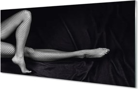 Panel szklany do Kuchni Nogi w Kabaretkach (Czarno-Białe)