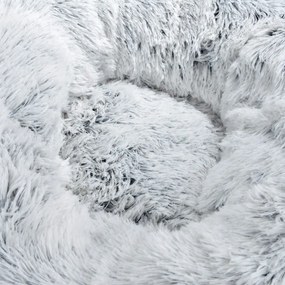 Białe legowisko dla psów ø 75 cm Fluffy Heather – Love Story