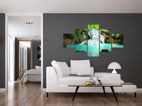 Obraz wodospadów (125x70 cm)