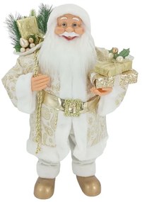 Figurka świąteczna Mikołaj Złoty 80cm