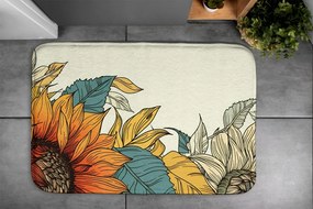 Dywanik łazienkowy antypoślizgowy Dywanik łazienkowy antypoślizgowy Kwiat Słonecznika