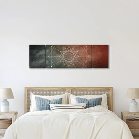 Obraz - Kosmiczny Dodekagram (170x50 cm)