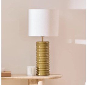 Atmosphera - Lampa stołowa VINUS 1xE27/60W/230V khaki