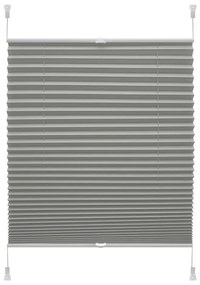 Antracytowa roleta 57x150 cm Plisé Verona Termo – Gardinia
