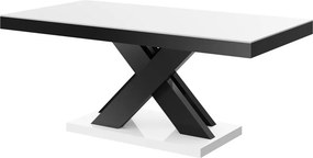 Designerska ława nierozkładana Xenon Lux Mini w wysokim połysku