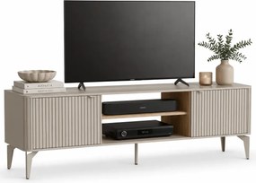 Kaszmirowa szafka RTV na nóżkach 160 cm A9-M80