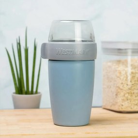 Westmark Dwuczęściowy pojemnik na żywność, 700 ml, niebieski, S