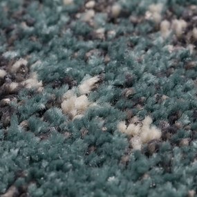 Dywan Modern Teal blue/dark grey 160x230cm