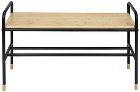 Szafka na buty z bambusową półką, 80 x 50 x 33,5 cm, Loft, WENKO