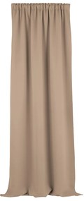 Zasłona zaciemniająca na taśmie marszczącej ciemnobeżowy 140 x 280 cm 1 szt.