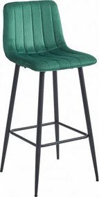 Ciemnozielony hoker welurowy nowoczesny M4-Z01