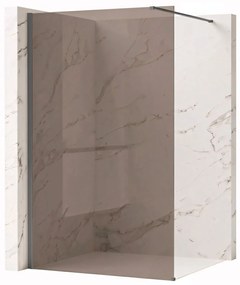 Kabina prysznicowa Walk-In Rea Flexi Brown / Tytan 90