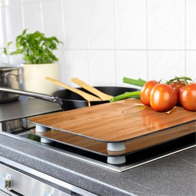 Szklane płyty ochronne LUNCH na kuchenkę – 2 sztuki, WENKO