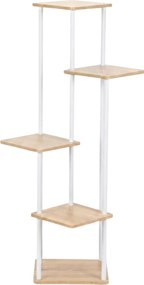 Kwietnik stojący wysoki na 5 kwiatów RIMOZA, 30 x 30 x 106 cm