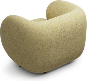 Żółty fotel Kate – Micadoni