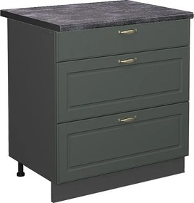 Szafka dolna do kuchni green gold country 80x60x82 fame-line