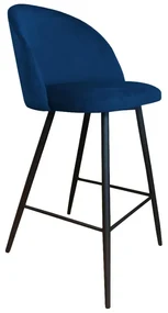 Hoker niski CLAUDINE VELVET granatowy ATOS