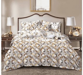 PrzytulneMieszkanie.pl PrzytulneMieszkanie.pl Pościel z mikrofibry CIRELLO brązowo-szara Rozmiar pościeli: 70 x 90 cm | 140 x 200 cm