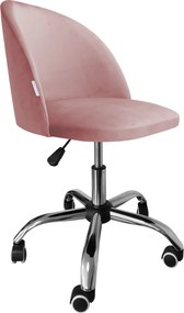 Fotel obrotowy COLIN krzesło biurowe fotel ergonomiczny do biurka : Kolor Stelaża - Chrom, Kolor tkaniny - VELVET - MG58, Typ siedziska - Siedzisko obrotowe 360°, Typ tkaniny - Velvet