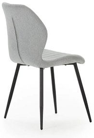 Jasnoszare krzesła zestaw 4 szt. Milu – Marckeric