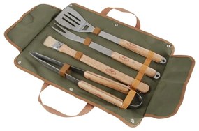 Komplet akcesoriów do grillowania w etui Esschert Design BBQ