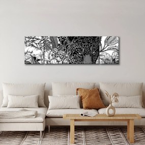Obraz - Egzotyczny ogród (170x50 cm)