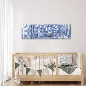 Obraz - abstrakcja 3D (170x50 cm)