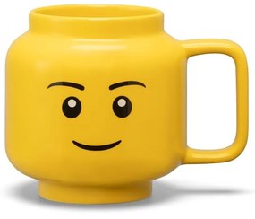 Żółty ceramiczny kubek dla dzieci 530 ml Head – LEGO®