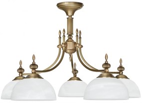 Bogaty złoty żyrandol mosiężny H-S5DKN