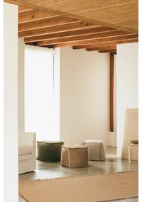 Worek do siedzenia w kolorze khaki Handloom – Lorena Canals