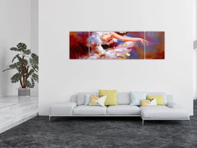 Obraz - Baletnica, malarstwo (170x50 cm)