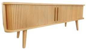 Szafka pod TV w dekorze dębu 138x50 cm Rove – Woodman