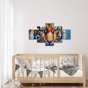 Obraz - Widok tygrysa, obraz (125x70 cm)