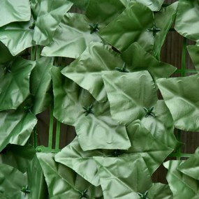 Outsunny Osłona Dekoracyjna Sztuczny Żywopłot Ciemnozielony 300x100cm Dekoracja Ściennej Przestrzeni | Aosom PL