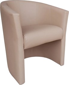 Fotel CLUB tkanina Eko skóra elegancki fotel tapicerowany do salonu i gabinetu : Kolor tkaniny - EKO-SKÓRA - 11D